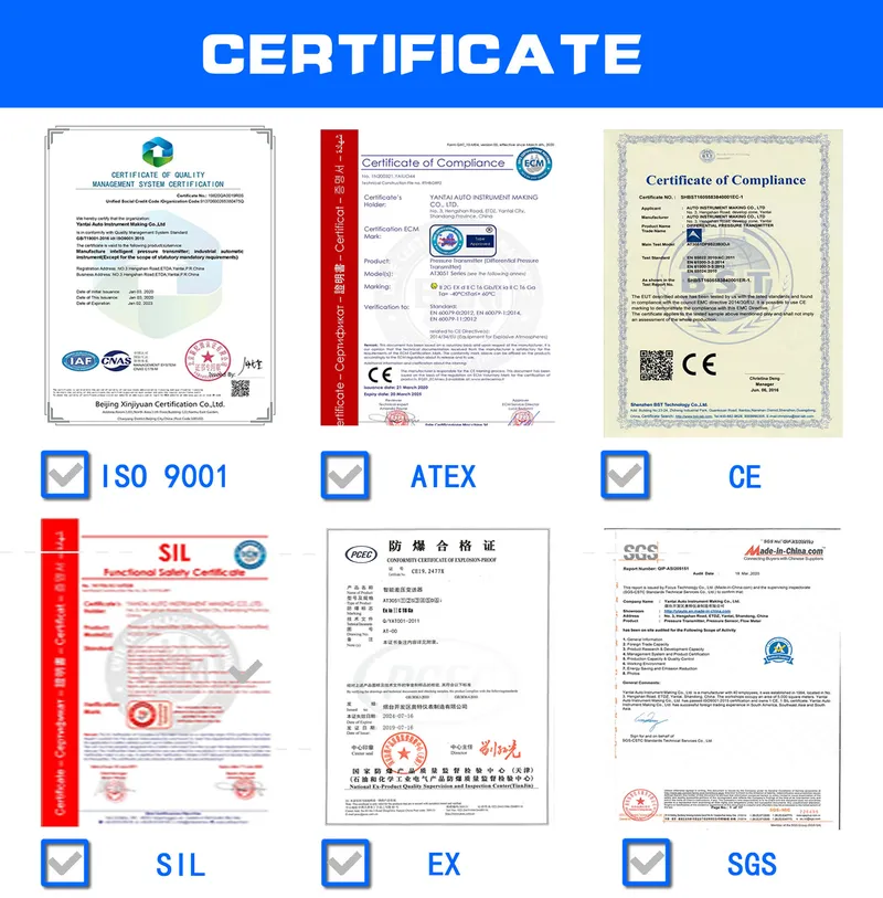 High Accuracy Dp Capacitance Sensor Cell Capacitive Pressure Sensor 300psi