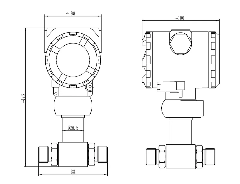 HPM320 Strong Corrosion Resistance Differential Pressure Transmitter