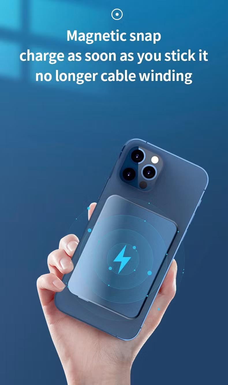 30000mAh Power Bank External Battery Bank Built-in Wireless Charger