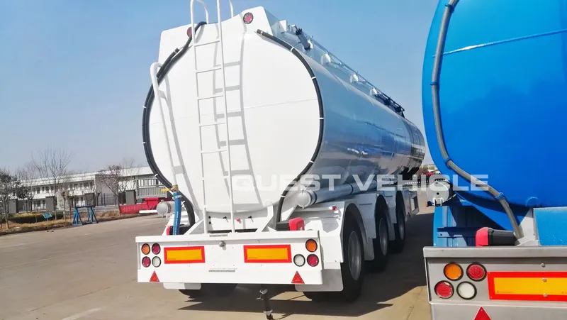 Quest 40000-50000L Oil Tank Truck Fuel Tanker Semi Trailer