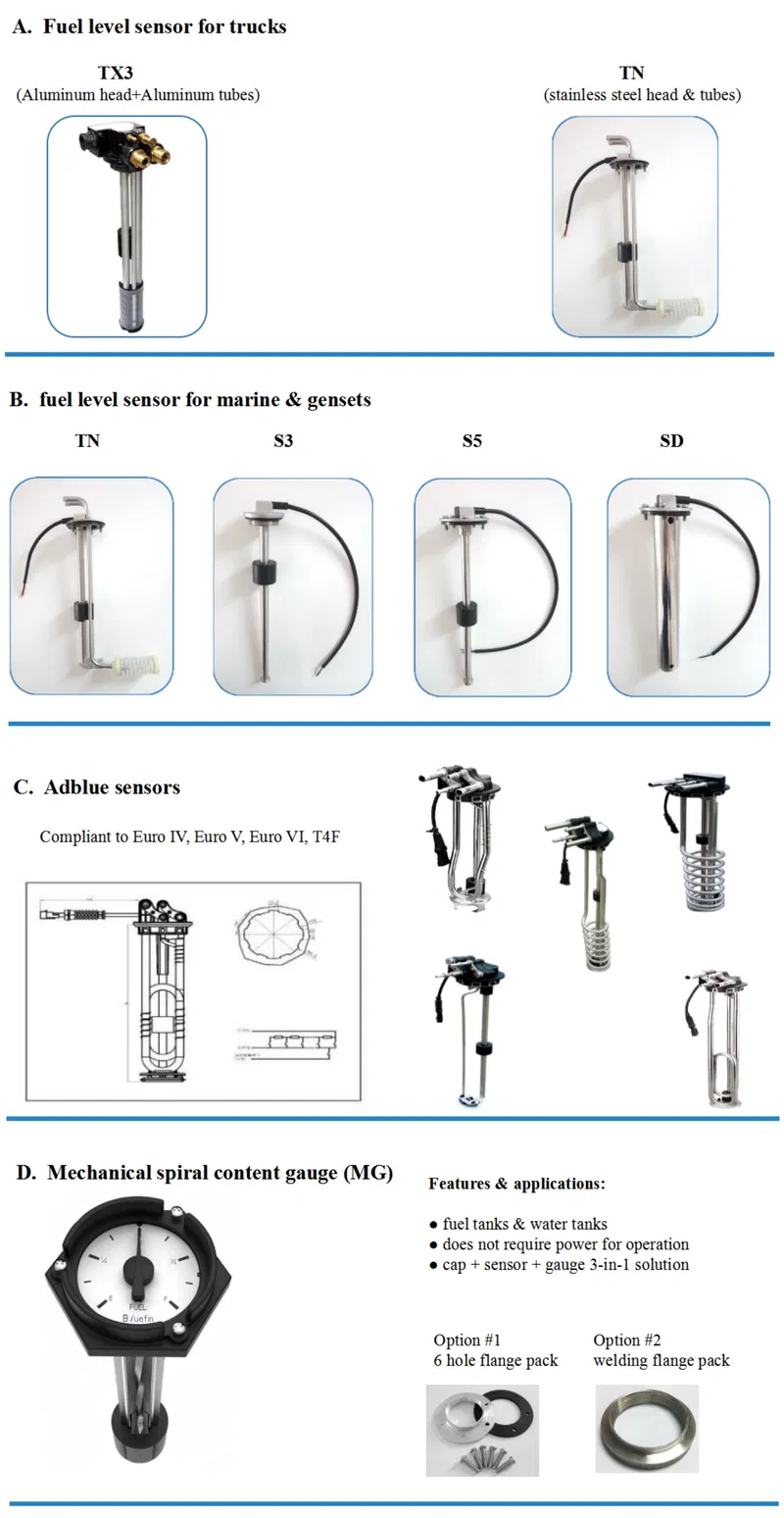 Genset Spare Parts Oil Pressure Sensor