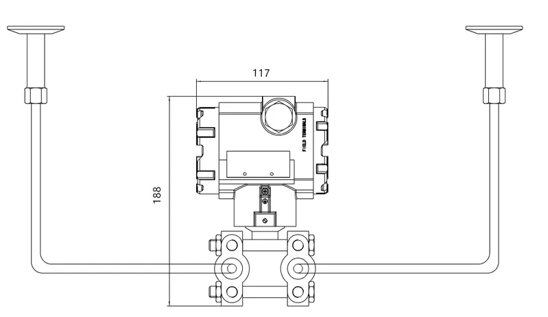 316L Monocrystalline Silicon Diaphragm Sealed Differential Pressure Sensor