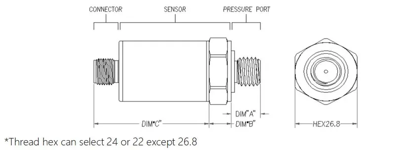 high temperature Integrated Stainless Steel Microfused Pressure Transmitter