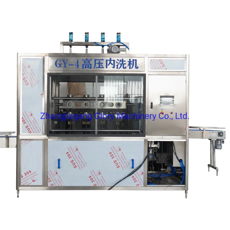 80bar High Pressure 5gallon Barrel Washing Machine 300-1000bph