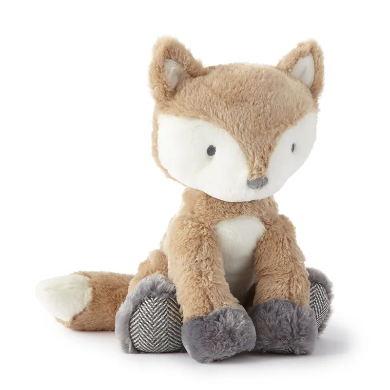 Stuffed Sitting Fox Toys Plush Customized Size Animal