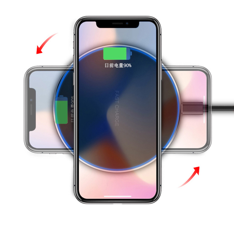 Fast Charge Pad Qi Wireless Charger Portable Charger