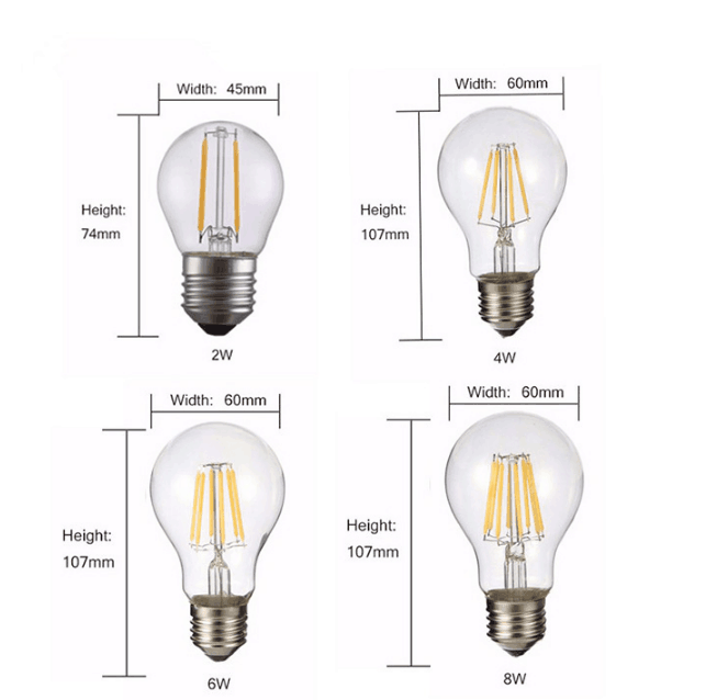 Light LED Bulb Lamp Filament 9W 12V E27