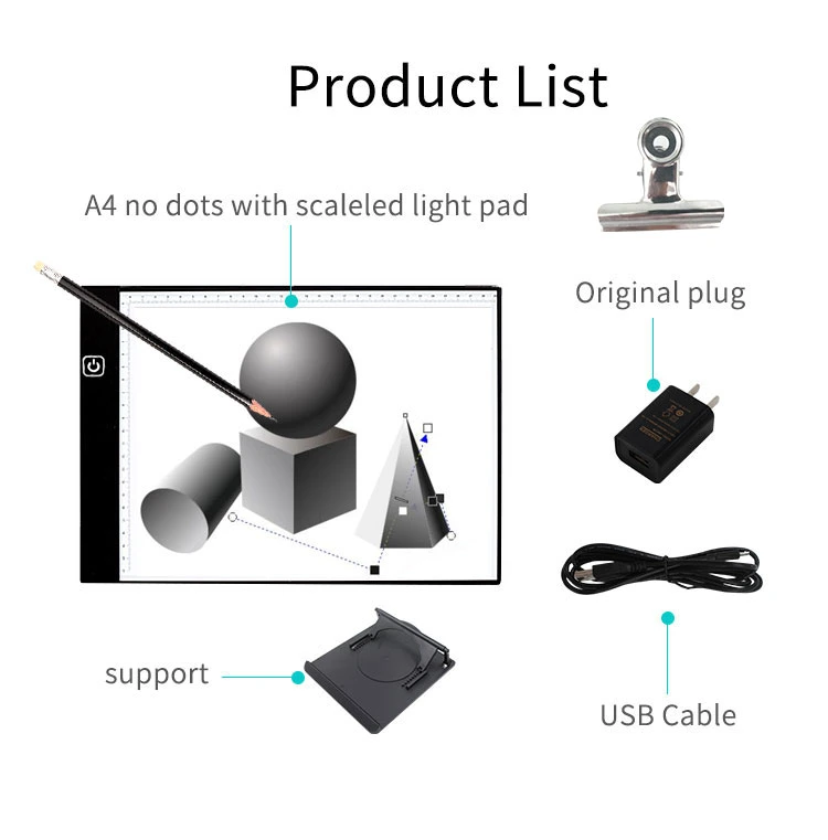 LED Tracing Light Pad A4 Dimming Tattoo Pad Drawing Board