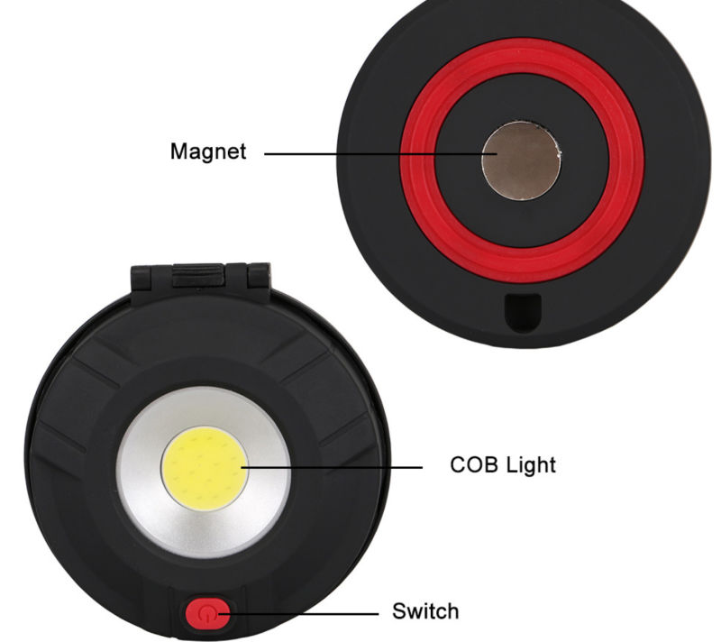 Fcar COB 5 Flash Modes Magnetic with Red Light Work Lamp