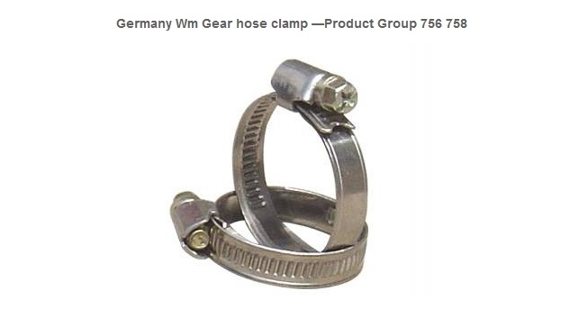 Gear Hose Clamp, Hose Clamp, Ring Clamp, Pipe Clamp, Al-Thds04