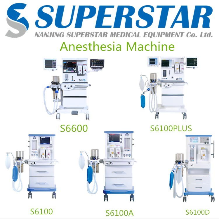 S6100X Hospital Treatment Medical ICU Anesthesia Machine Equipment