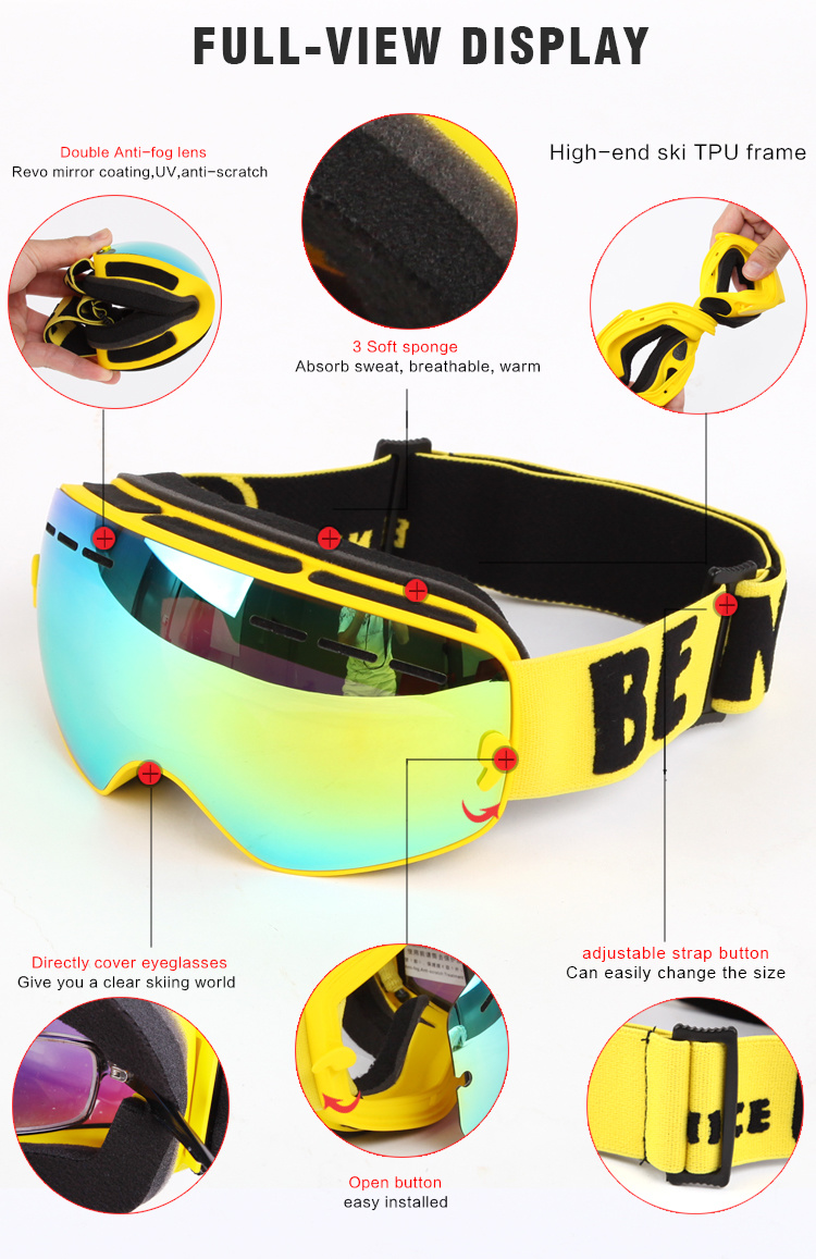 Lucky Happy Kids Anti-Fog Ski Googles