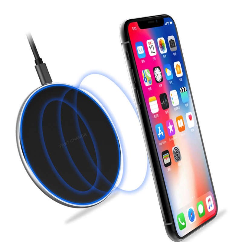 Fast Charge Pad Qi Wireless Charger Portable Charger