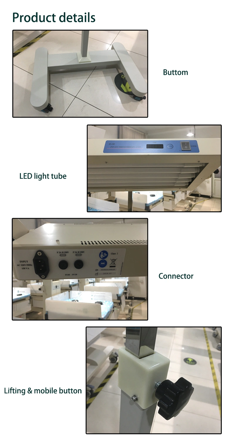 H-100LED China Supplier Medical Equipment Phototherapy Lamp LED Infant Neonatal Phototherapy Unit