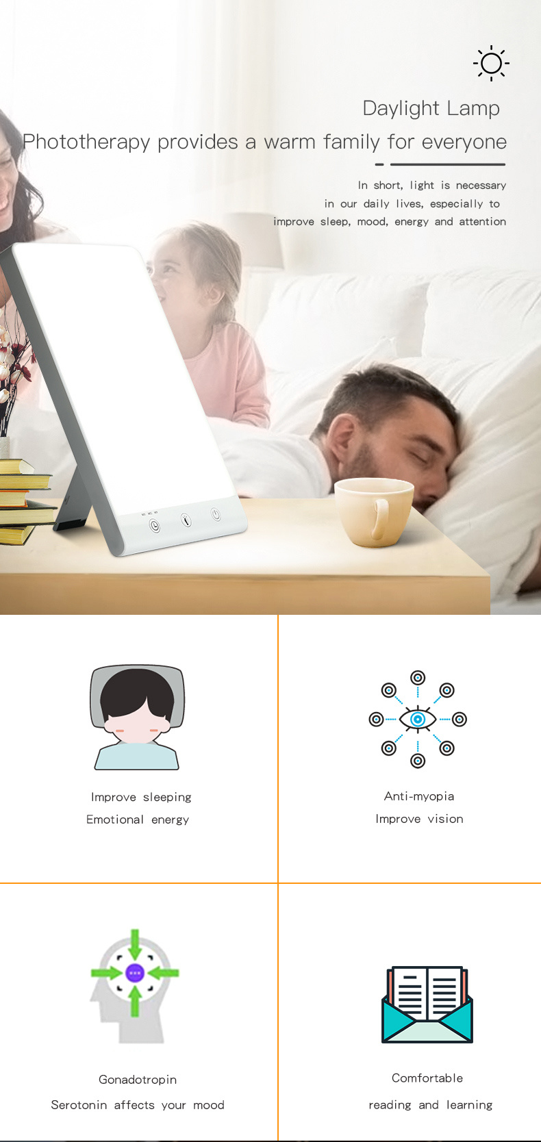 Hot Saling Product Portable Light Therapy Lamp