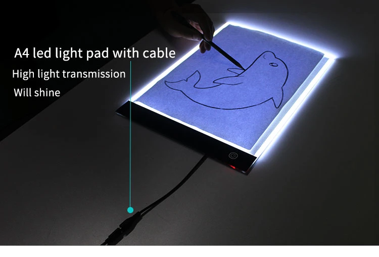 LED Tracing Light Pad A4 Dimming Tattoo Pad Drawing Board