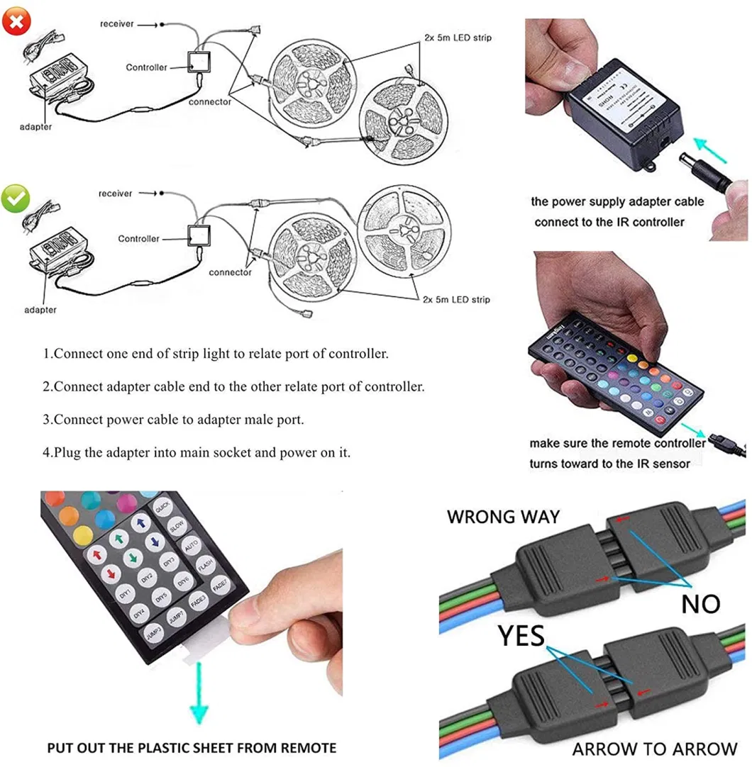 LED Strip Light Lights Music Bluetooth Strip Lights DIY Light