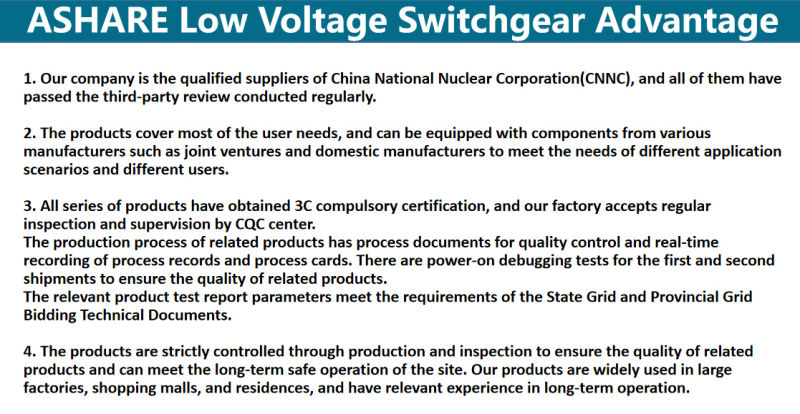 Low Voltage Industrial Draw-out Metal Enclosed Switchgear Smelting Power Control GCS