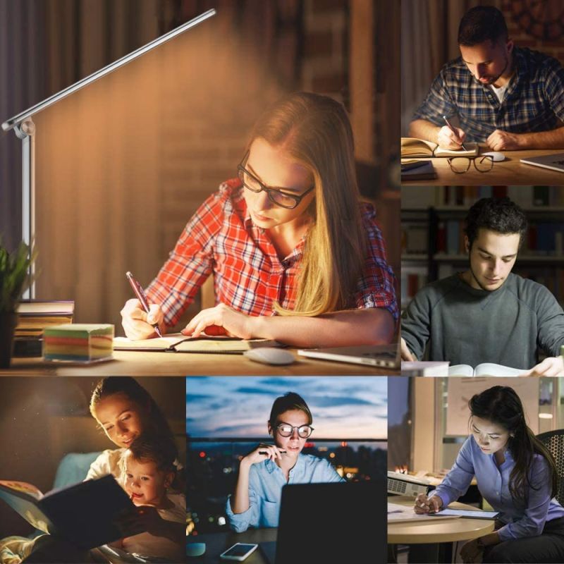 Metal LED Desk Lamp for Study and Work