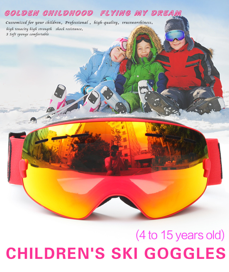 Lucky Happy Kids Anti-Fog Ski Googles