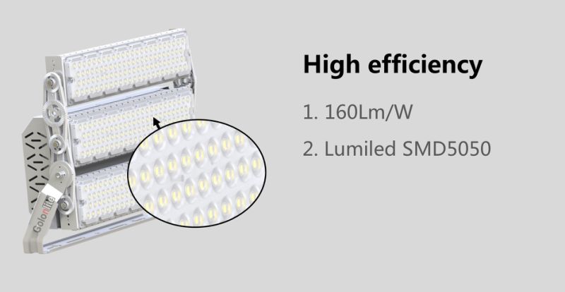 1-10V Dali Dimmable Dim 500 Watts 500W LED Flood Light