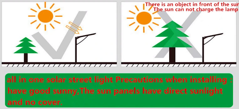 All in One High Power Solar LED Street Light Dusk to Dawn