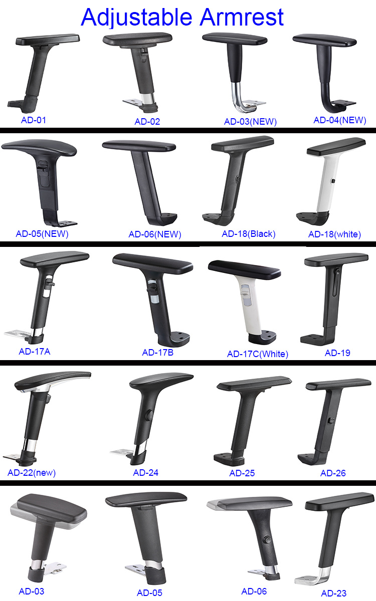 Low Price Adjustable Plastic Armrest for Mesh Chairs