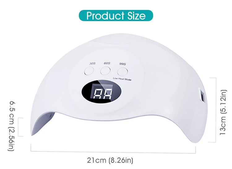 Portable Fast Dry Manicure Light Therapy UV Nail Lamp Finger Foot UV LED Light