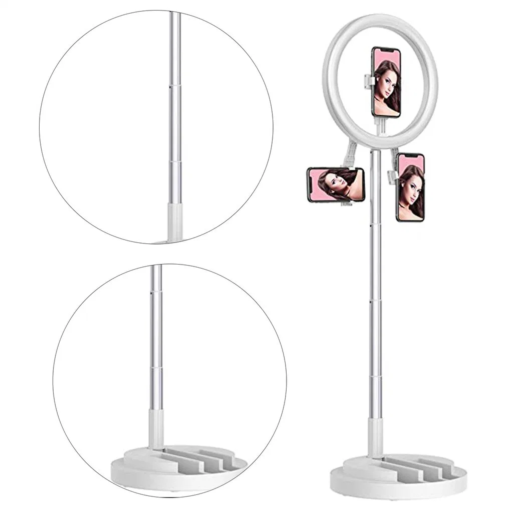 Desk Table Top Phone LED Selfie Light Flexible Triple Fill Light Selfie Ring Light Mobile Phone