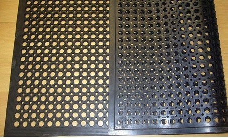 Oil-Proof Worksafe Anti-Fatigue Rubber Mats, Size 914*914*12mm