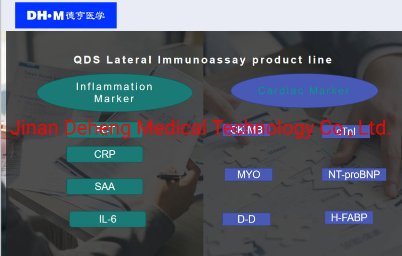 Pct/H-Fabp Cardiac Inflammation Colloidal Gold Immunofluoresence Immunochromatography Antibody Antigen