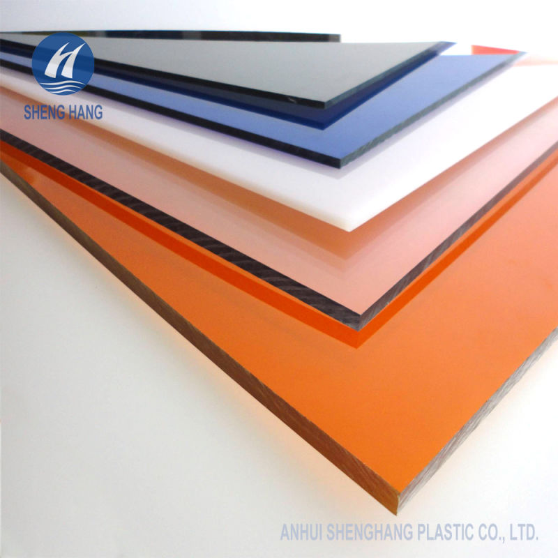 Transparent and Brown Anti-UV Polycarbonate Solid Sheet