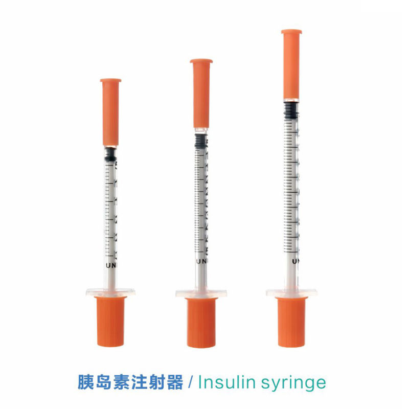Disposable Insulin Syringe 50/101units Safety Insulin Syringe