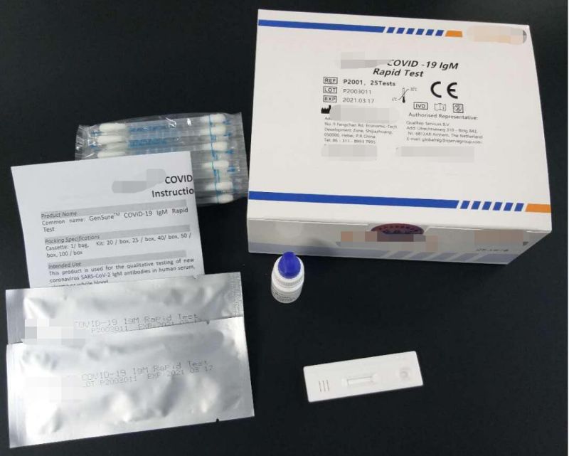 Antibody (Igm/Igg) Test Kits, Rapid, Colloidal Gold, CE FDA