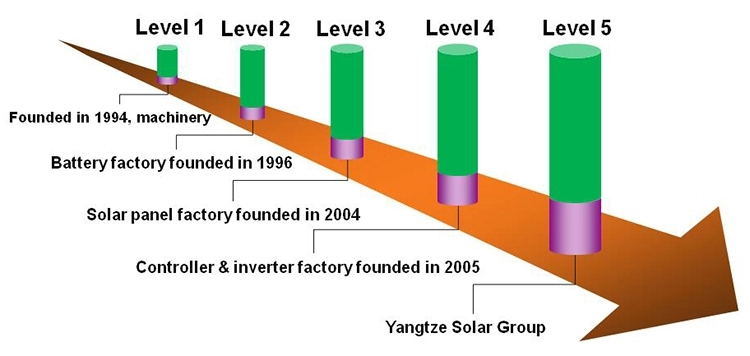 Yangtze Solar 60 Cells Polycrystalline Solar Cells Solar Panel 300W