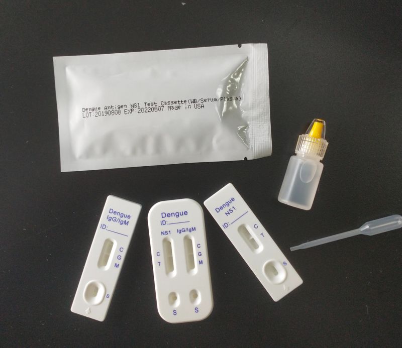 Dengue Ns1+Igg/Igm Ns1 Antigen and Igg/Igm Antibody Detected by Rapid Detection Kit