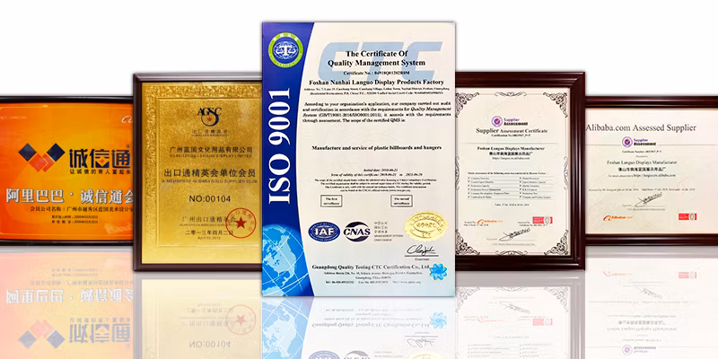 Clear Acrylic Display Poster Holder Floor Stand for Exhibiion