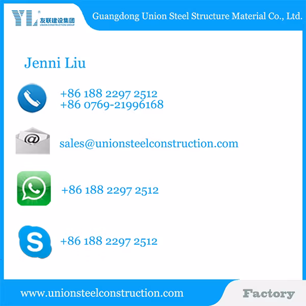 Union Professional Manufacturer Fabrication Building Fabricated Steel Structure Warehouse with Certification