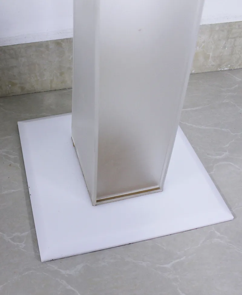 Clear Acrylic Display Poster Holder Floor Stand for Exhibiion