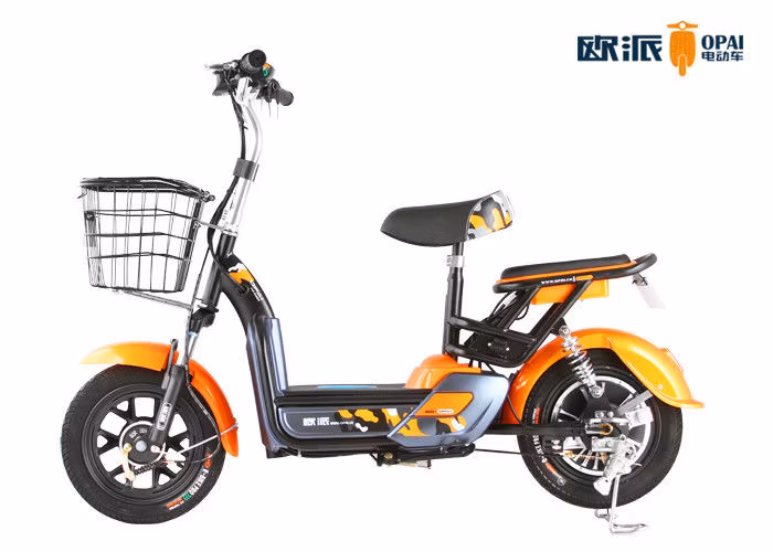350W / 500W Adult Electric Bike Pedal 1: 1 PAS Moped with Shocker Absorber