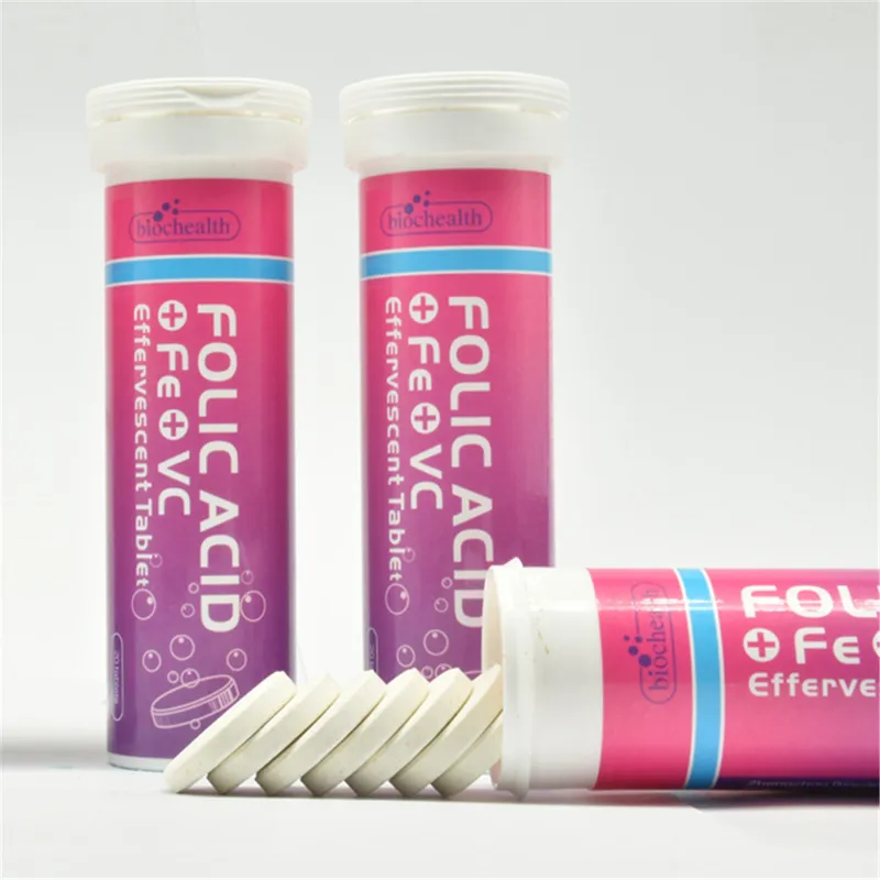 Vc+Fe Folic Acid Effervescent Tablets for Pregnant Woman