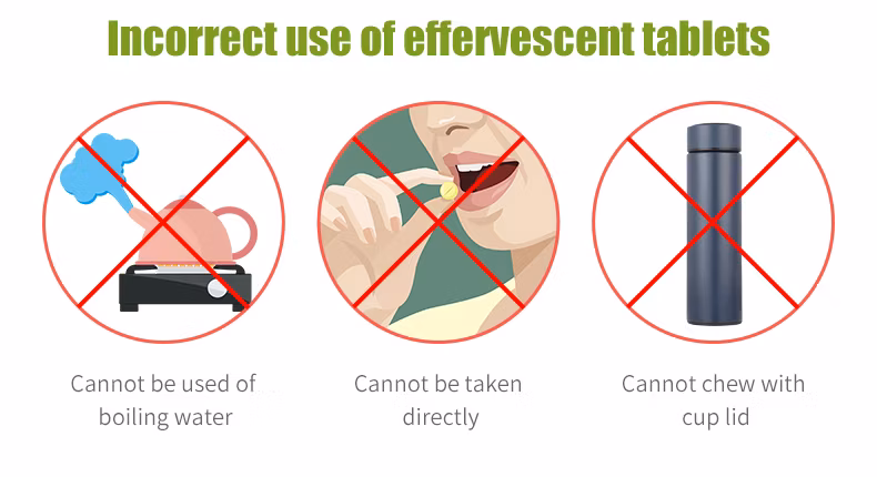 Vc+Fe Folic Acid Effervescent Tablets for Pregnant Woman