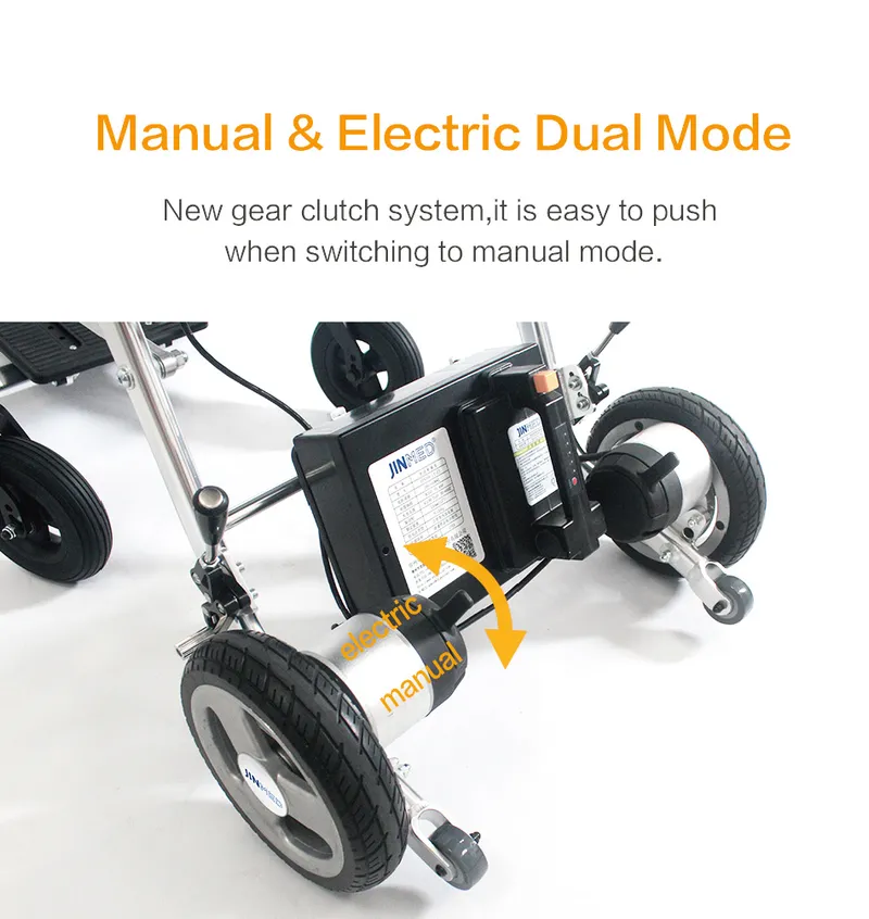 Travel Folding Electric Lightweight Power Wheelchair for Elderly