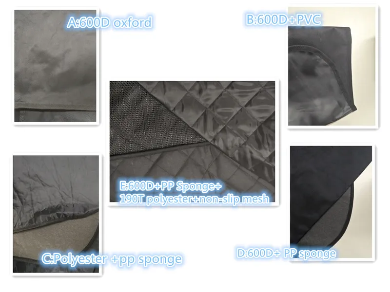 Four Layers Back Seat Booster Cover with Quilted Material for All Vehicle