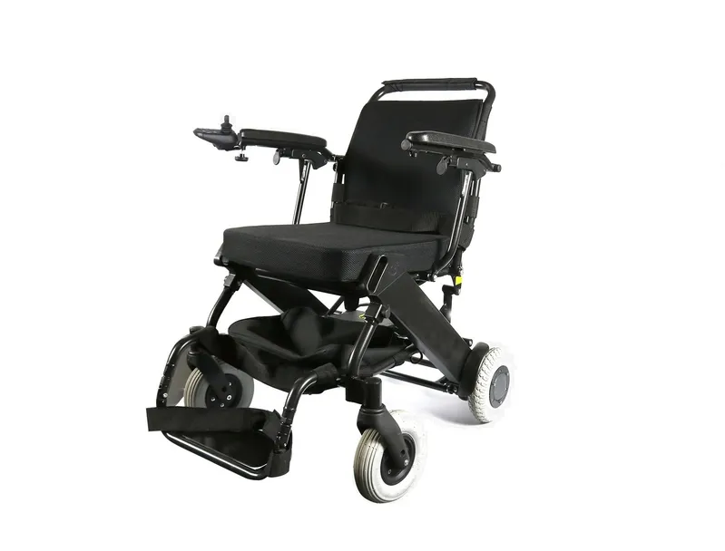 Travel Electric Wheelchair with Footrest Adjustable for Elderly OEM