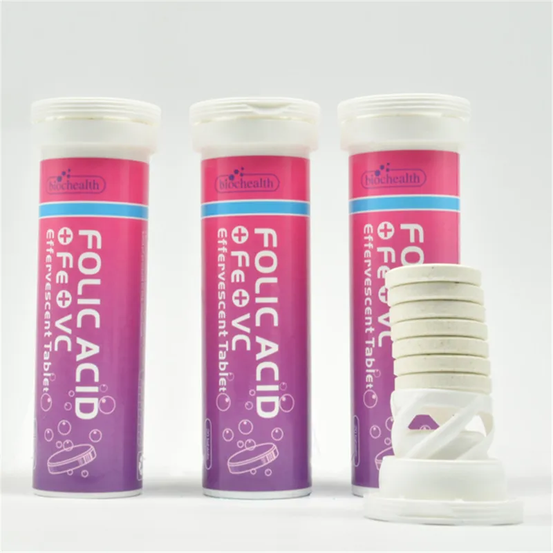 Vc+Fe Folic Acid Effervescent Tablets for Pregnant Woman