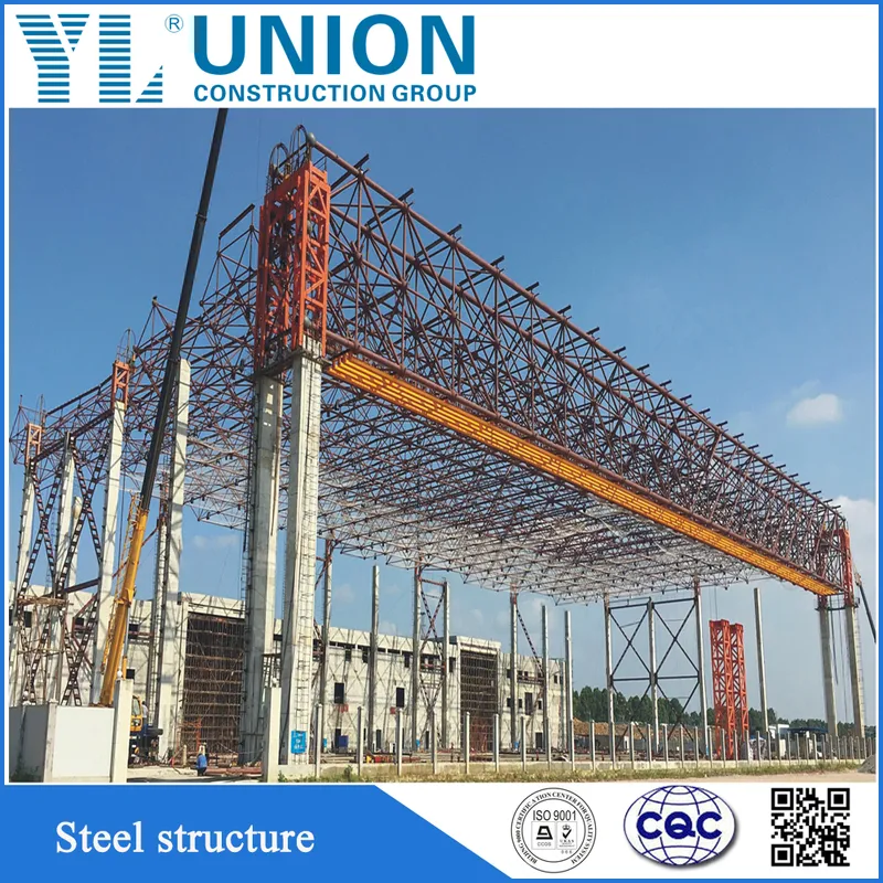 Union Professional Manufacturer Fabrication Building Fabricated Steel Structure Warehouse with Certification