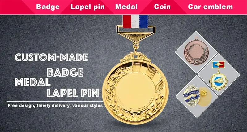 Cheap Custom Metal Marathon Runing Racing Medal with Ribbon