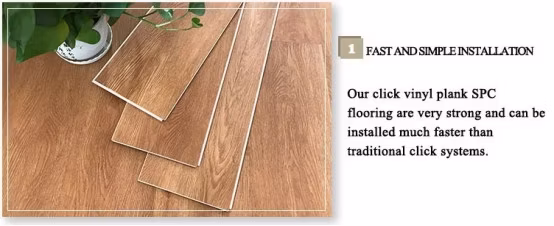 5mm 0.5mm Wear Layer Spc Vinyl Flooring Manufacturers