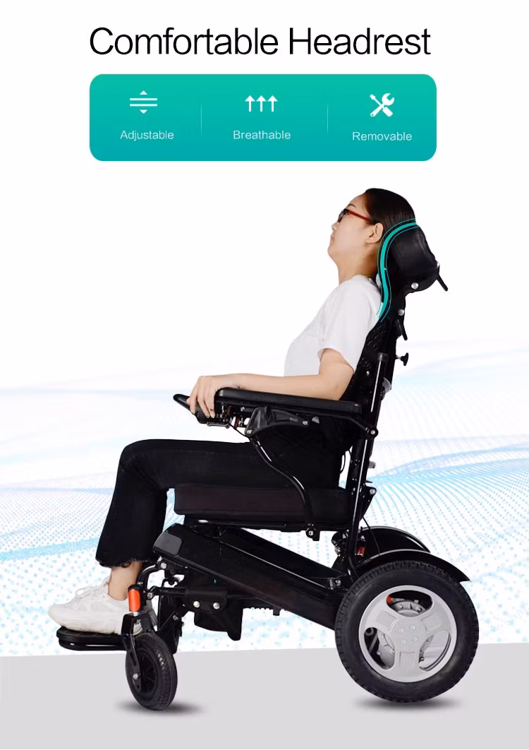 Air Flight Jbh Light Folding Electric Racing Wheelchair